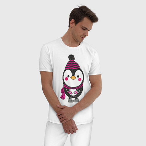 Мужские пижамы с пингвинами