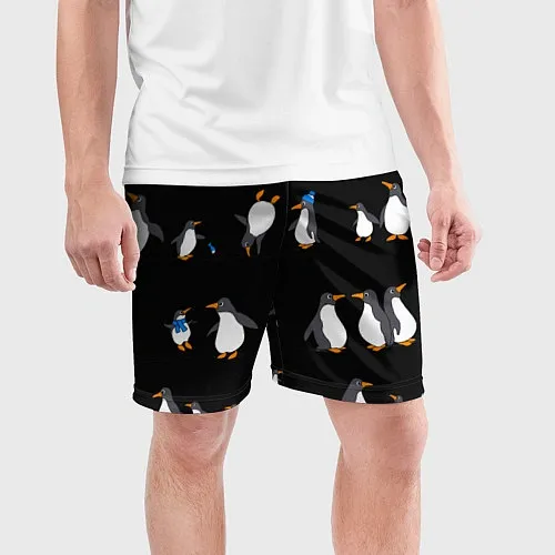 Мужские шорты с пингвинами