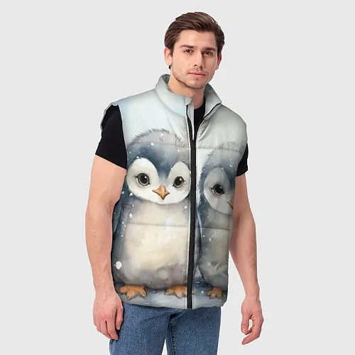 Мужские жилетки с пингвинами