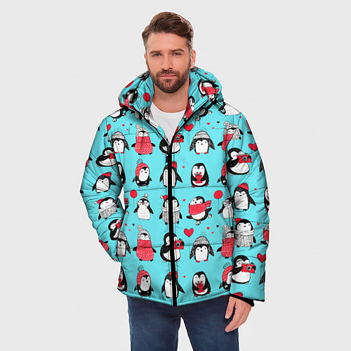 Куртки с капюшоном с пингвинами