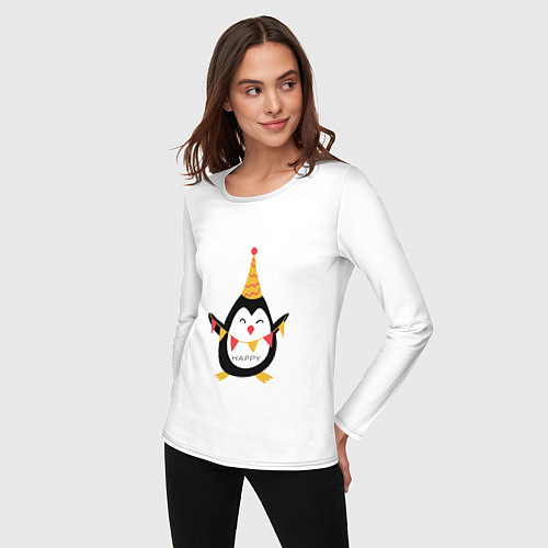 Женские футболки с рукавом с пингвинами