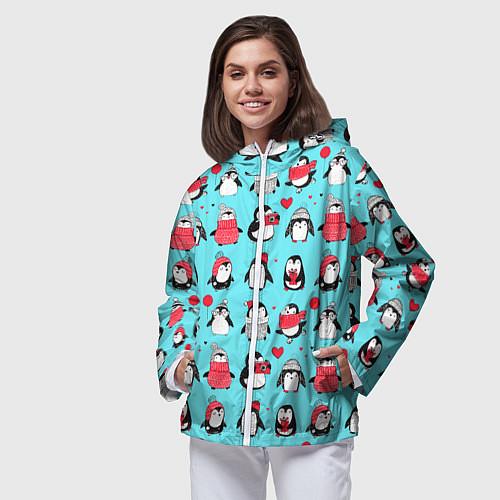Женские ветровки с пингвинами