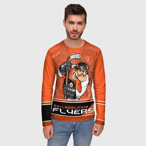 Мужские футболки с рукавом Филадельфия Флайерз