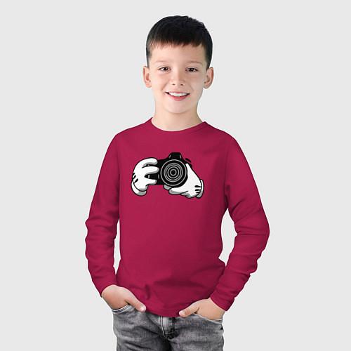 Детские футболки с рукавом для фотографа