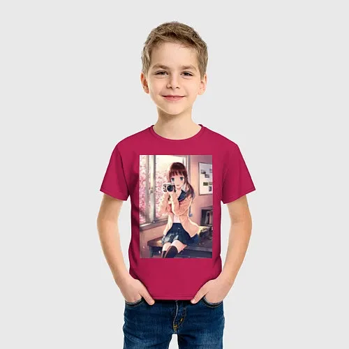 Детские хлопковые футболки для фотографа