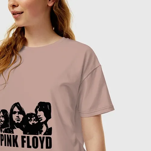 Женские футболки оверсайз Pink Floyd