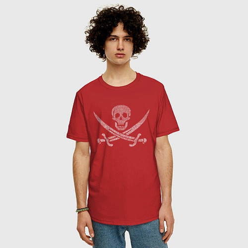 Мужские футболки оверсайз Пираты Карибского моря