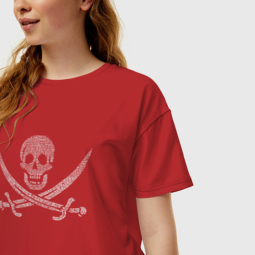 Женские футболки оверсайз Пираты Карибского моря
