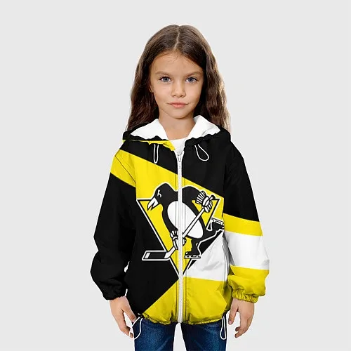 Детские куртки с капюшоном Питтсбург Пингвинз