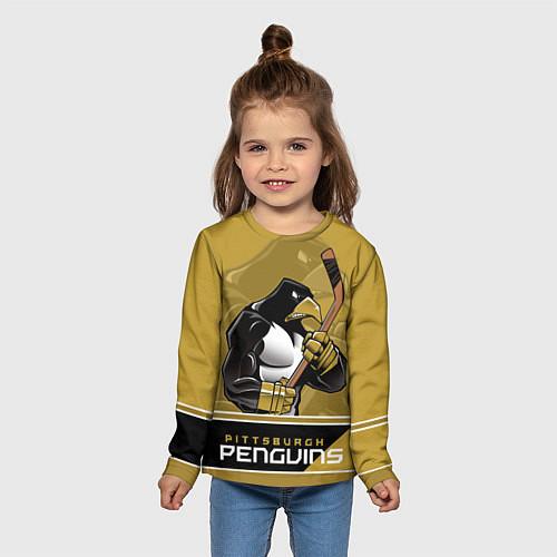 Детские футболки с рукавом Питтсбург Пингвинз