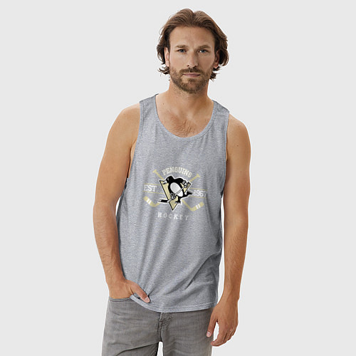 Мужские майки-безрукавки Питтсбург Пингвинз