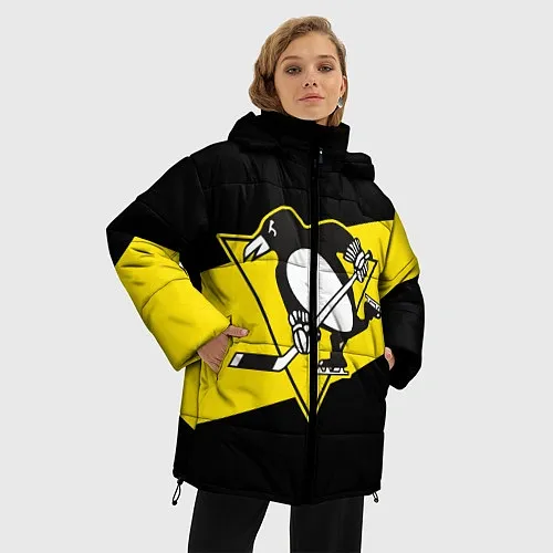Женские куртки с капюшоном Питтсбург Пингвинз