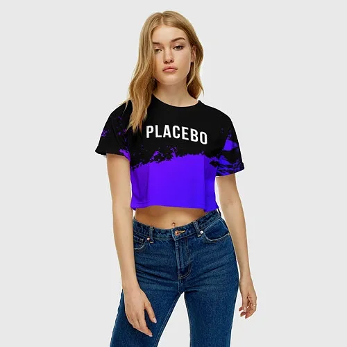 Женские укороченные футболки Placebo