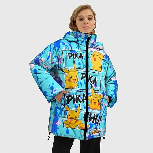 Женские куртки с капюшоном Pokemon Go