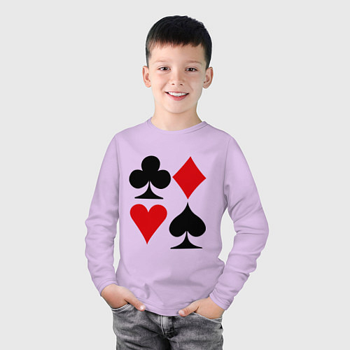 Детские лонгсливы Poker