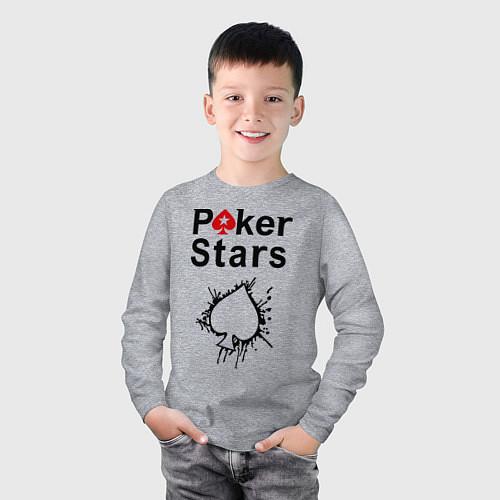 Детские футболки с рукавом Poker