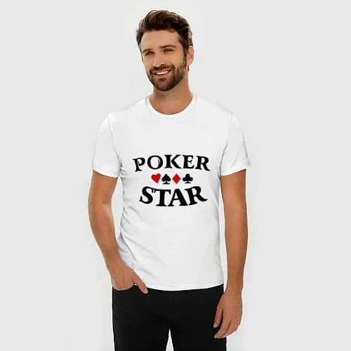 Мужские приталенные футболки Poker