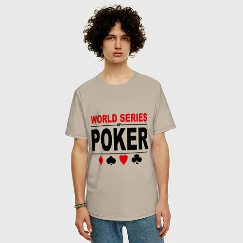 Мужские футболки оверсайз Poker