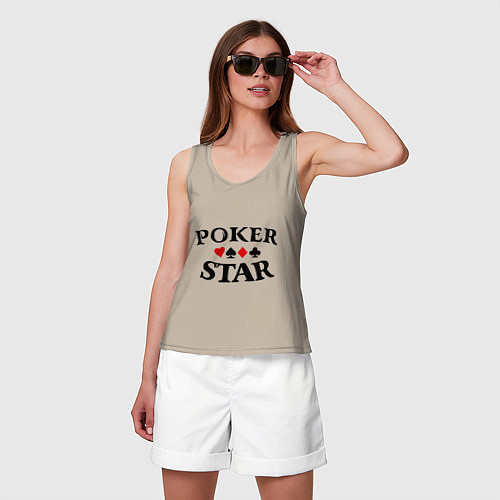 Женские майки-безрукавки Poker