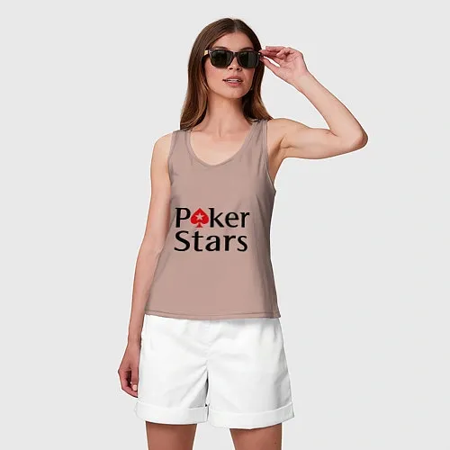 Женские майки-безрукавки Poker