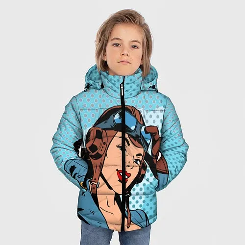 Детские Куртки зимние поп-арт