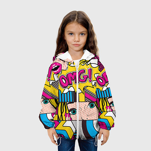 Детские куртки поп-арт