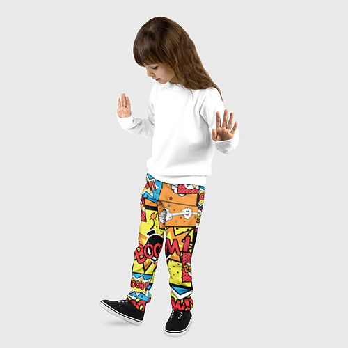 Детские брюки поп-арт