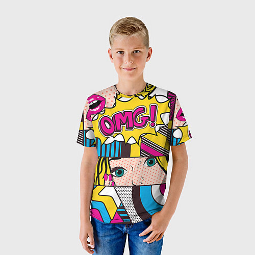 Детские футболки поп-арт