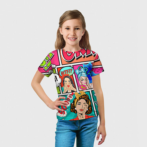 Детские футболки поп-арт