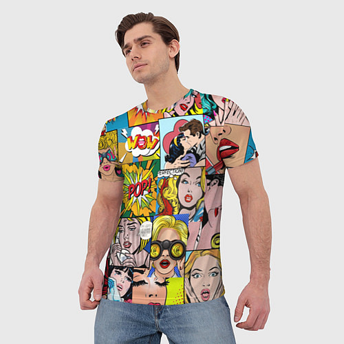 Мужские футболки поп-арт