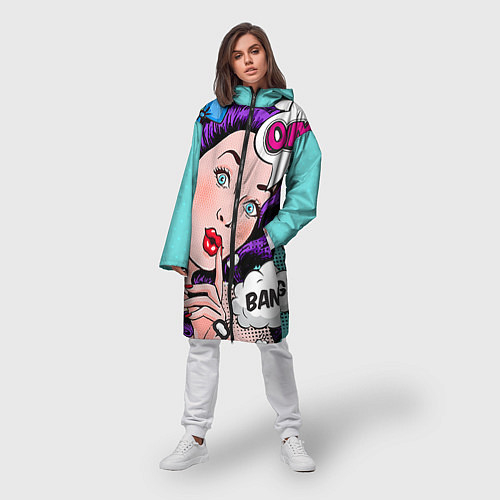 Женские ветровки поп-арт