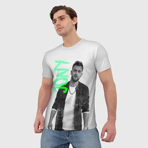 Попсовые мужские 3d-футболки