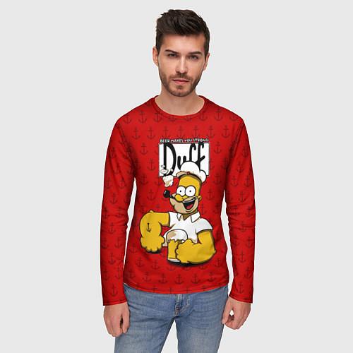 Мужские футболки с рукавом Моряк Попай