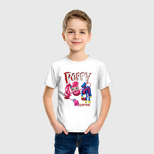 Детские хлопковые футболки Poppy Playtime