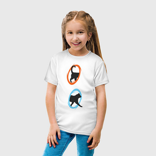 Детские хлопковые футболки Portal