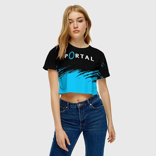 Женские укороченные футболки Portal
