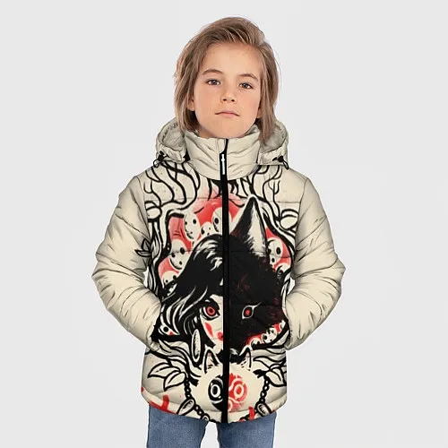 Детские зимние куртки Принцесса Мононоке