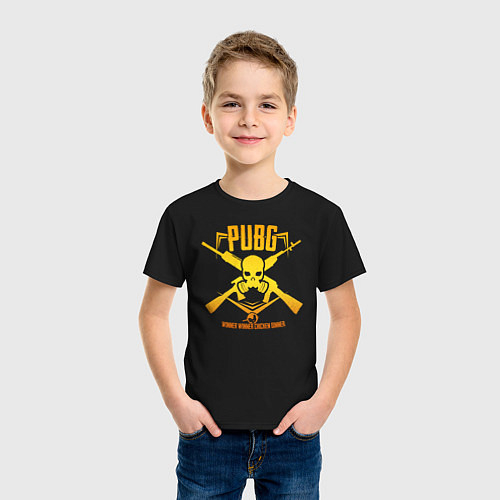 Детские хлопковые футболки PUBG