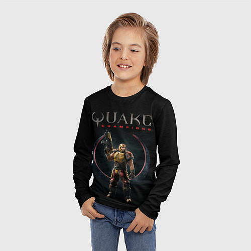 Детские футболки с рукавом Quake