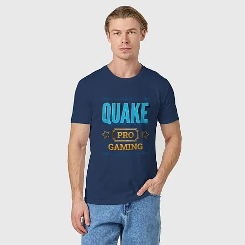 Мужские хлопковые футболки Quake