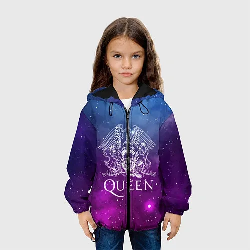 Детские куртки с капюшоном Queen