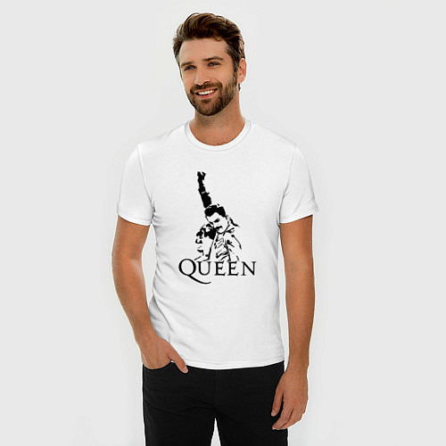 Мужские приталенные футболки Queen