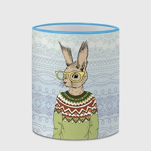 Кружки керамические с зайцами и кроликами