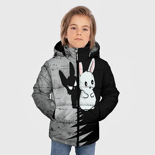Детские куртки с капюшоном с зайцами и кроликами