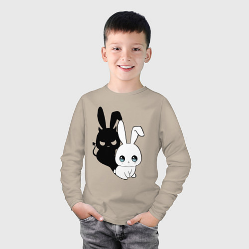 Детские футболки с рукавом с зайцами и кроликами