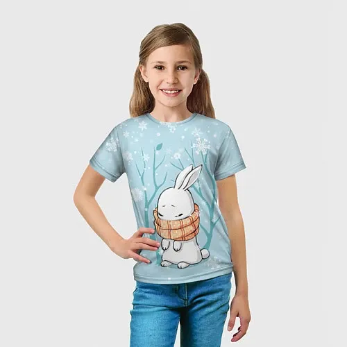 Детские 3D-футболки с зайцами и кроликами