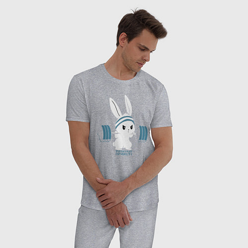 Мужские пижамы с зайцами и кроликами