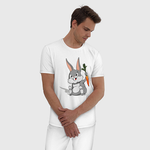 Мужские пижамы с зайцами и кроликами