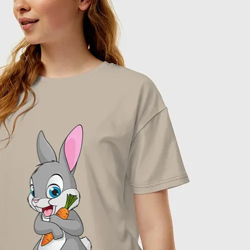 Хлопковые футболки с зайцами и кроликами