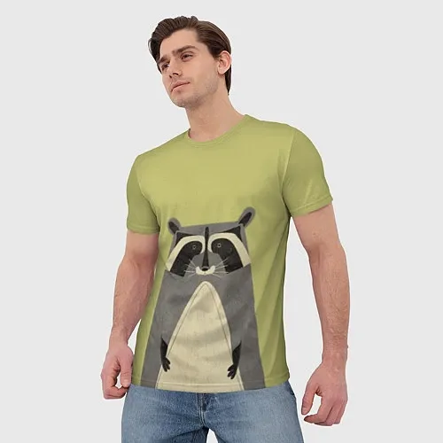 3D-футболки с енотами